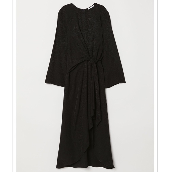 NWT Black Leopard Print Jacquard Weave Dress - Picture 6 of 8